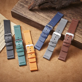 Uus Roheline Quick Release Vaadata Rihmad Smartwatch Meeste ja Naiste Käevõru Nahast Vabaaja Watchbands 18mm 20 mm 22 mm 24 mm Rihm