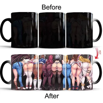 Uus Seksikas Tagumik Kohvi Kruus Anime Mäng Piima Tee kuumustundlikke Kruus Muutmine Color Magic Mug Parim Kingitus Oma Sõpru