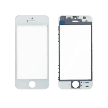 Välimine klaas iPhone 5 5s 6 6s pluss 7 8 Varuosade Ekraan ees Klaas Ekraan Ees Raam + Kuuma Liimi Bezel + OCA