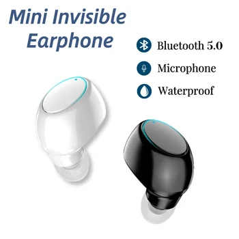 X6 Mini-Kõrva 5.0 Bluetooth Kõrvaklapid Sport Gaming Headset koos Mic-Traadita Kõrvaklapid Handsfree Stereo Earbuds Kõik Telefonid