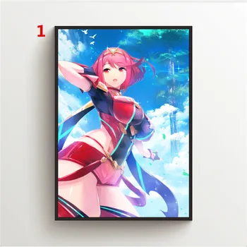 Xenoblade Kroonika 2 Pyra Anime Plakateid Seinale Plakati, Lõuend Maali Plakatid ja Pildid Seina Decor Seina Art Pilt Home Decor
