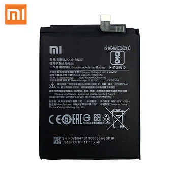 Xiao Mi Originaal Telefoni Aku BN47 Jaoks Xiaomi Redmi 6 Pro / Mi A2 Lite Kõrge Kvaliteedi 4000mAh Telefon Varu Patareid