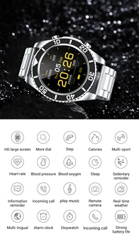 Õnne Ingel SW5 Smart Watch 2021 Meeste Spordi Meeste Käekell Luksus Muusika Kellad Fitness Käevõru Samsung Galaxy Smartwatches