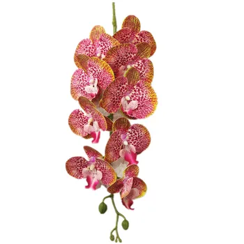 Üks Lateks Liblikas Orhidee Õied 9 Pead Reaalne Touch Hea Kvaliteet tehiskiududest Orhidee Phalaenopsis 40