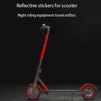 1 Komplekt-Reflective Kleebised Roller Täielik Komplekt Kleepsud Xiaomi Seeria Kickscooter Kokkupandav Kleebised