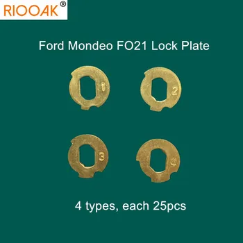 100tk/palju Auto Lock Reed FO21 Plaat Ford Mondeo NR 1.2.3.4 Iga 25PCS Fordi Lukk Remondi Komplektid Lukksepp Tarvikud