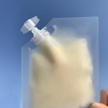 10ml Clamshell Pakendi Kott Seista Tila Kott Plastikust käsihuuhde Emulsioon Šampoon Meik Vedelikuga Pudelid Reisi Korduvtäidetavaid Kott