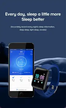 116 PLUSS Smart Käevõru Watch Värvi Ekraani Südame Löögisageduse ja Vere Fitness Rõhu Jälgimise Rajal Liikumise IP67, Veekindel Pedometer