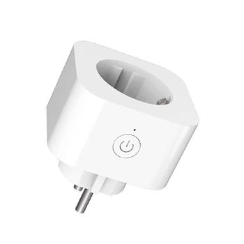 16A WiFi Smart Plug Socket 110-240V Võimsus Energia Jälgida Standard Multi Plug Tuya APP Kontrolli Töötab Alexa Google Kodu