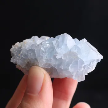 1TK Looduslik Sinine Celestite Crystal Klastri Druzy Kuju Juhuslik Taevas Sinine Geode Mineraal Decor Madagaskarilt