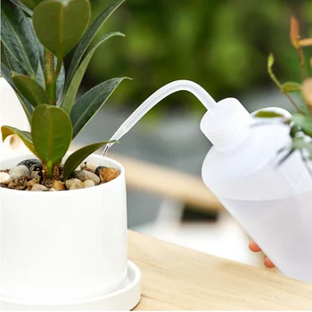 1TK Nokk Vee Valamine Vahend Pehme Plast Valge Succulents Taime Lillede Kastmiseks Saab Pigistada Pudelit Pip