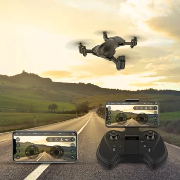 2 patareid Quadcopter Holytone165 Kokkupandav GPS Undamine 5G 2K HD Kaamera ja Koputage Lendavad Ringi Lennata Kõrgusel Hoidke Üks Klahv Start Live Video