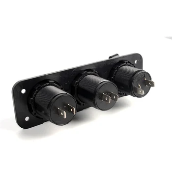 2018 autolaadija Mootorratta Plug Dual USB Adapter+12V/24V sigaretisüütaja pesasse Sinine LED +Digitaalne Voltmeeter Mobiilne Telefon
