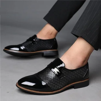 2019 ametliku kingad meeste oxfords äri pulm sotsiaalne ilus mens kleit kingad #SH3393