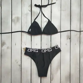 2019 Uusim Kuum OMG Seksikas 3TK Silma Vest Naiste Bikiinid Komplekti Supelrõivad Supelda Beachwear Ujumistrikoo Ujumine Kostüümid