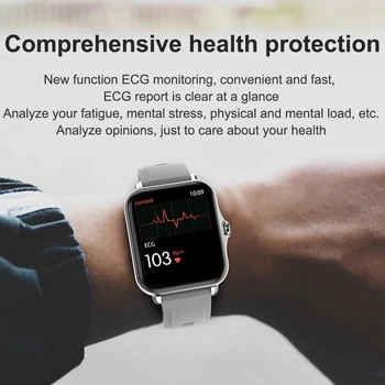 2021 Mehed Smart Watch 1.69 Tolline Sport Pedometer Smartwatch Meeste ja Naiste Südame Löögisageduse Monitor Bluetooth Kõne EKG Kellad IOS Android
