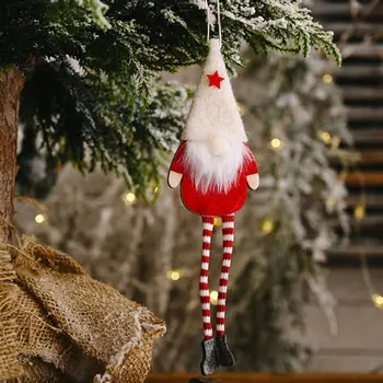 2021 Uus 6tk Jõulud rootsi Gnome Santa Nuku Kaunistused Ripuvad Xmas Tree Kamin