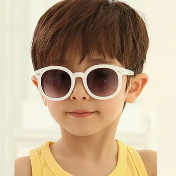 2021 Uus Ring Lapsed Päikeseprillid Brändi Disainer Laste päikeseprillid Poisid Tüdrukud UV400 Peegel Kaitse Väljas Jõllitama Prillid