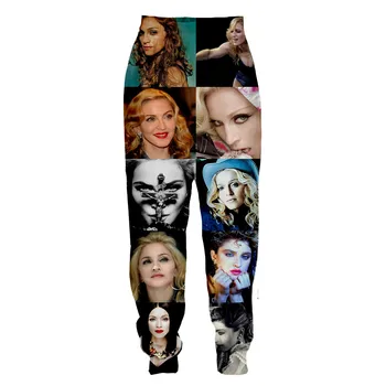 2021 uus toode mood Madonna 3D trükitud sörkimine püksid püksid Harajuku stiil romaani vabaaja casual riided naistele ja meestele