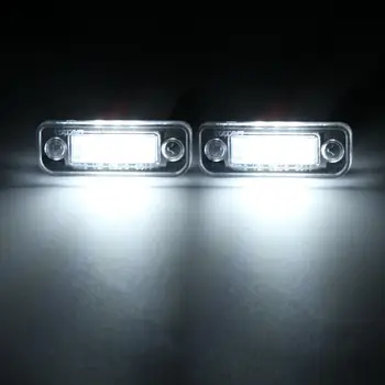 2tk Auto LED Light LED-numbrimärk Valgus Lambi Viga Tasuta Mercedes Benz W203 5D W211 W219 R171 Asendamine Plug And Play