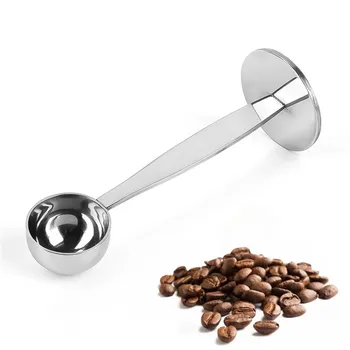 304Stainless Terasest Kohvi Tamper 50mm Espresso Kohvi sekkuge mõõtelusikas Kohvi Vajutage Barista Tamper Tööriist