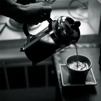 350ML Kompaktne Suurus Kodumajapidamises Kasutamiseks ja Roostevabast Terasest Klaasist prantsuse Press Pot Filter Cafetiere Tee kohvimasin Kohvi Tööriist