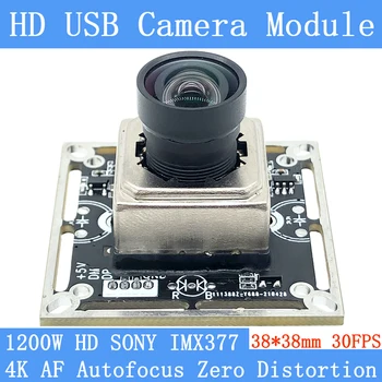 3840x2880 4K AF Autofookus USB Veebikaamera Sony IMX377 Ei moonuta Mini uv-c USB Kaamera moodul Windows, Linux, Android Mikrofon