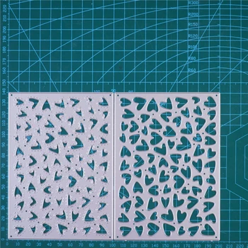 3D-Kihiline Grid-Nurga Piiri Tausta Uus Metalli Lõikamiseks Sureb DIY Scrapbooking Paberi ja Kaardi Tegemine, Veesõiduki Nr Templid 2021