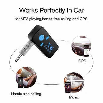 4 1 Juhtmeta Bluetooth-5.0-Vastuvõtja, Saatja, Adapter, 3,5 mm Pistik Auto Muusika, Audio Aux A2dp Kõrvaklappide Vastuvõtja Handsfree