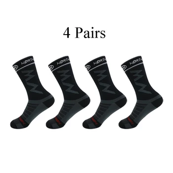 4 Paari Meeste Spordi Sokke Sportlik Sokid Töötab Sokid Jalgpalli Sokid Anti Slip Sokid