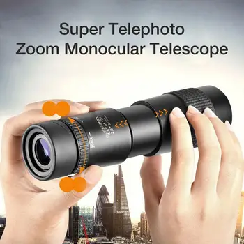 4K 10-300X40MM Super Telefoto Zoom Veekindel Monocular Teleskoobi Koos Statiivi & Klipp älypuhelimia Jahindus Reisimine/Matkamine