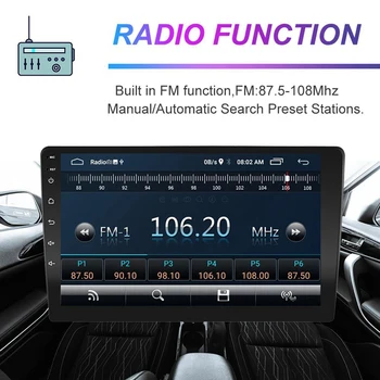 9 Tolline 2 Din Android 10.0 Auto MP5 Mängija Raadio 2+16 gb Wifi Bluetooth GPS Navigatsiooni Hyundai Accent Verna 2010-2016