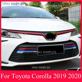 ABS plastikust Auto Juht Iluvõre Aia Kaunistamiseks riba Katab Sisekujundus Kleebis stiil Toyota Corolla Sedaan 2019 2020 2021 Tarvikud