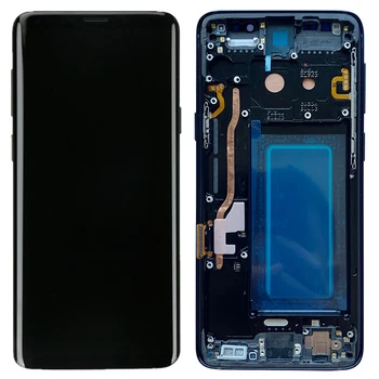 Algne LCD-Ekraaniga Samsung Galaxy S9 G960 SM-G960F LCD Ekraan Puutetundlik Digitizer Surnud Pikslid Assamblee