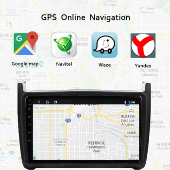 Android 9.0 autoraadio Ford Fiesta 2009 2010-2018 2019 IPS GPS Navigation Auto Stereo Video Canbus Toetada DVR SWC DVD