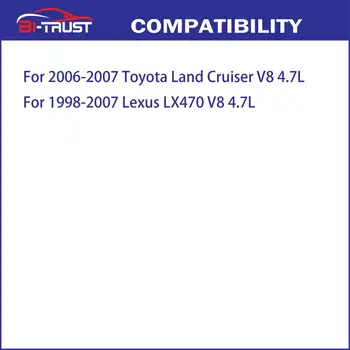Bi-Usaldus Salongi Õhu Filter 2006-2007 Toyota Land Cruiser V8 4.7 L 1998-2007 Lexus LX470 V8 4.7 L