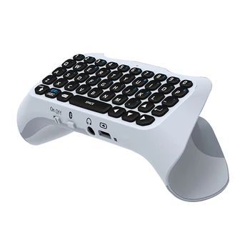 Bluetooth 3.0 Kontroller Vestlus Pad Välise klaviatuuri PS5 Dual Sence Gamepad Klaviatuuri Q81E