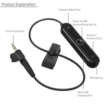 Bluetooth-Adapter-Vastuvõtja Kaabli Traadita Vastuvõtja Bose AE2 AE2i AE2w Kõrvaklappide Bluetooth Vastuvõtja Adapter