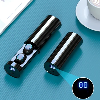 BULIAN Bluetooth Kõrvaklapid Juhtmevabad Kõrvaklapid Koos Mikrofoniga, Sport Veekindel Touch Control Bluetooth-peakomplekti