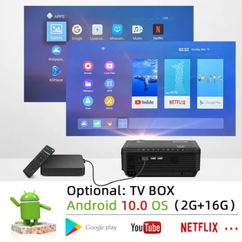 BYINTEK K18 Native 1920*1080 Full HD 1080P Mini Portable Mäng LCD LED 3D Projektor(Valikuline 10 Android TV BOX Smartphone)