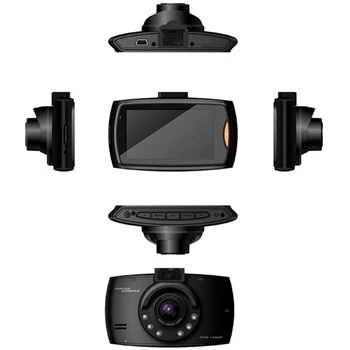 Car DVR Kaamera Full HD 1080P 90 Kraadi Dashcam Video Kinnitamine Autodele Öise Nägemise G-Sensor Kriips Cam
