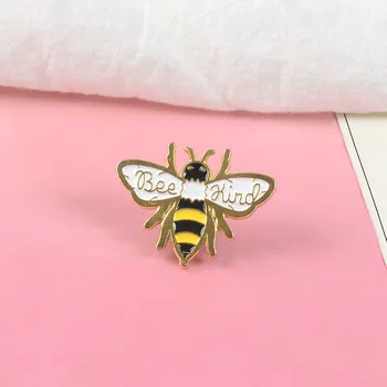 Cartoon Loominguline Mesilaste Loomade Modelleerimine Pop-Emailiga Pin Rinnamikrofon Märgid Sõle Naljakas Mood Ehteid, Riideid Tasku Tarvikud