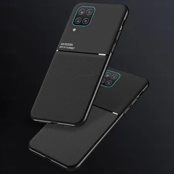 Cowhide Muster Magnet Mobiiltelefoni Puhul Samsung Galaxy A12 A02 A02S A32 A42 A52 72 5G Multi-function Creative Mobile Telefon Kohtuasjas