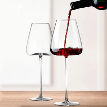 Crystal Veini Klaasi Põhja-Euroopas Paari Ülepaisutatud Viinamarja Pokaalilaadse Pulmapidu Sünnipäeva Kingitus Kasti Plii-Vaba Paar Tassi