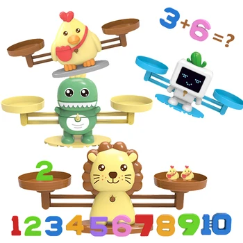 Dinosaurus Tasakaalu Mäng Haridus Montessori Mängud Hot Müük Matemaatika Mänguasjad, Mängud Laste Varase Õppe Aidsi Mänguasi Kognitiivne Kaart