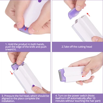 DIOZO Portable Laser Epilaator USB Laetav Keha Nägu Jalg Depilator Andur Hair Remover Tööriist