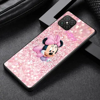 Disney miki hiir estilo Jaoks Huawei Nova 8 7 6 SE 7i 5T 5i 5Z 5 4E 4 3i 3E 3 2i 2 Lite 2 Pro 2017 Must Pehme Telefoni Puhul