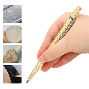 DIYWORK Käsi Tööriist Volframkarbiid Nippi Sulamist Kiri Pen Graveerimine Pen klaaskeraamilise Metallist Nikerdamist Scriber Pliiats