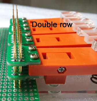DYKB 1.27 mm 3P 4P 5P 6P 7P 8P 10 p 9P kaugus Test stand PCB klamber Klamber Kinniti kinniti Probe pogo pin-koodi alla Laadida Programmi Põletada