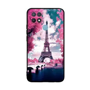 Eest OPPO A15 Puhul OPPO A15S Räni Pehme TPU Tagasi Telefoni Kaas Oppo A53s A32 A33 A53 4G 2020 Kaitsev Kest Kaitseraud